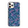 スリムプロテクションケース［ 日比谷花壇 - FloralSymphony - ネイビー ］