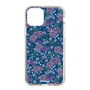 スリムプロテクションケース［ 日比谷花壇 - FloralSymphony - ネイビー ］