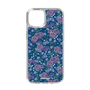 スリムプロテクションケース［ 日比谷花壇 - FloralSymphony - ネイビー ］