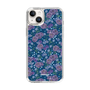 スリムプロテクションケース［ 日比谷花壇 - FloralSymphony - ネイビー ］