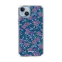 スリムプロテクションケース［ 日比谷花壇 - FloralSymphony - ネイビー ］