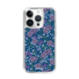 スリムプロテクションケース［ 日比谷花壇 - FloralSymphony - ネイビー ］