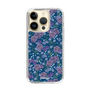 スリムプロテクションケース［ 日比谷花壇 - FloralSymphony - ネイビー ］