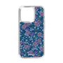 スリムプロテクションケース［ 日比谷花壇 - FloralSymphony - ネイビー ］