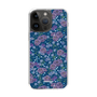 スリムプロテクションケース［ 日比谷花壇 - FloralSymphony - ネイビー ］