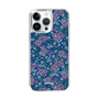 スリムプロテクションケース［ 日比谷花壇 - FloralSymphony - ネイビー ］