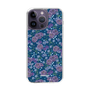 スリムプロテクションケース［ 日比谷花壇 - FloralSymphony - ネイビー ］