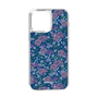 スリムプロテクションケース［ 日比谷花壇 - FloralSymphony - ネイビー ］