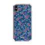 スリムプロテクションケース［ 日比谷花壇 - FloralSymphony - ネイビー ］