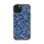 スリムプロテクションケース［ 日比谷花壇 - FloralSymphony - ネイビー ］