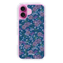 スリムプロテクションケース［ 日比谷花壇 - FloralSymphony - ネイビー ］