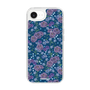 スリムプロテクションケース［ 日比谷花壇 - FloralSymphony - ネイビー ］