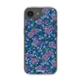 スリムプロテクションケース［ 日比谷花壇 - FloralSymphony - ネイビー ］