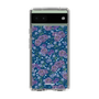 スリムプロテクションケース［ 日比谷花壇 - FloralSymphony - ネイビー ］