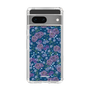 スリムプロテクションケース［ 日比谷花壇 - FloralSymphony - ネイビー ］