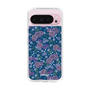 スリムプロテクションケース［ 日比谷花壇 - FloralSymphony - ネイビー ］