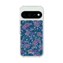 スリムプロテクションケース［ 日比谷花壇 - FloralSymphony - ネイビー ］