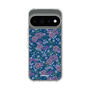 スリムプロテクションケース［ 日比谷花壇 - FloralSymphony - ネイビー ］