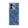 スリムプロテクションケース［ 日比谷花壇 - FloralSymphony - ネイビー ］