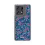 スリムプロテクションケース［ 日比谷花壇 - FloralSymphony - ネイビー ］