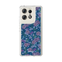 スリムプロテクションケース［ 日比谷花壇 - FloralSymphony - ネイビー ］