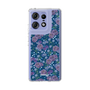 スリムプロテクションケース［ 日比谷花壇 - FloralSymphony - ネイビー ］