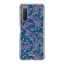 スリムプロテクションケース［ 日比谷花壇 - FloralSymphony - ネイビー ］