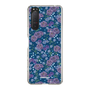 スリムプロテクションケース［ 日比谷花壇 - FloralSymphony - ネイビー ］