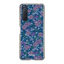 スリムプロテクションケース［ 日比谷花壇 - FloralSymphony - ネイビー ］