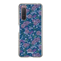 スリムプロテクションケース［ 日比谷花壇 - FloralSymphony - ネイビー ］
