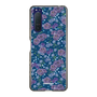 スリムプロテクションケース［ 日比谷花壇 - FloralSymphony - ネイビー ］