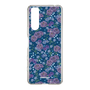 スリムプロテクションケース［ 日比谷花壇 - FloralSymphony - ネイビー ］