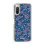 スリムプロテクションケース［ 日比谷花壇 - FloralSymphony - ネイビー ］