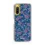 スリムプロテクションケース［ 日比谷花壇 - FloralSymphony - ネイビー ］