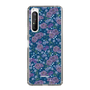 スリムプロテクションケース［ 日比谷花壇 - FloralSymphony - ネイビー ］