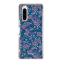 スリムプロテクションケース［ 日比谷花壇 - FloralSymphony - ネイビー ］