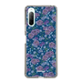 スリムプロテクションケース［ 日比谷花壇 - FloralSymphony - ネイビー ］