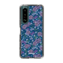 スリムプロテクションケース［ 日比谷花壇 - FloralSymphony - ネイビー ］