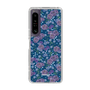 スリムプロテクションケース［ 日比谷花壇 - FloralSymphony - ネイビー ］