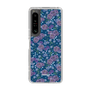 スリムプロテクションケース［ 日比谷花壇 - FloralSymphony - ネイビー ］