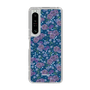 スリムプロテクションケース［ 日比谷花壇 - FloralSymphony - ネイビー ］