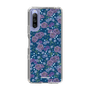 スリムプロテクションケース［ 日比谷花壇 - FloralSymphony - ネイビー ］
