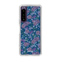 スリムプロテクションケース［ 日比谷花壇 - FloralSymphony - ネイビー ］
