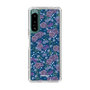 スリムプロテクションケース［ 日比谷花壇 - FloralSymphony - ネイビー ］