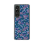 スリムプロテクションケース［ 日比谷花壇 - FloralSymphony - ネイビー ］