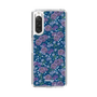 スリムプロテクションケース［ 日比谷花壇 - FloralSymphony - ネイビー ］