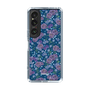 スリムプロテクションケース［ 日比谷花壇 - FloralSymphony - ネイビー ］