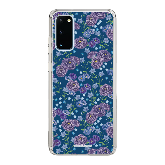スリムプロテクションケース［ 日比谷花壇 - FloralSymphony - ネイビー ］