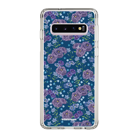 スリムプロテクションケース［ 日比谷花壇 - FloralSymphony - ネイビー ］