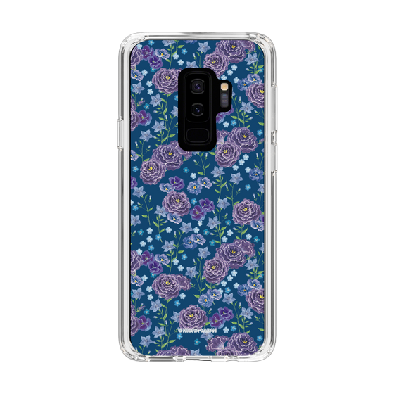 スリムプロテクションケース［ 日比谷花壇 - FloralSymphony - ネイビー ］